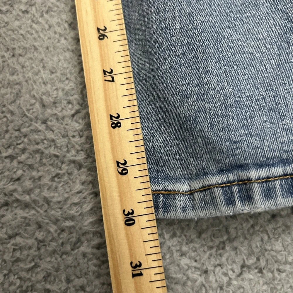 Levis Jeans Mens 31x30 Blue Denim 511 Slim Straight American Light Wash Stretch